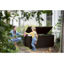 KETER Coffre De Jardin En Résine NORTHWOOD Marron - 630 L -Keter Soldes Boutique 57867864 3