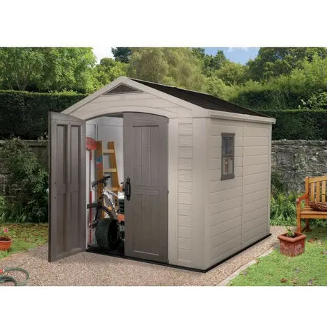 Abri De Jardin En Résine PVC KETER 6,6 M² - Aspect Bois 1 Abri De Jardin En Résine PVC KETER 6,6 M² - Aspect Bois