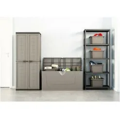 KETER | COFFRE DE RANGEMENT KARISMA (PAL DE 32), Bricolage, Gris Anthracite, 119 X 40 X 58 Cm -Keter Soldes Boutique 58543403 3