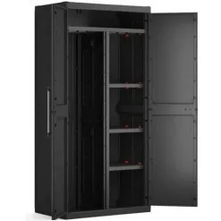 KETER | ARMOIRE UTILITAIRE DETROIT XL , Noir, 89 X 54 X 182 Cm