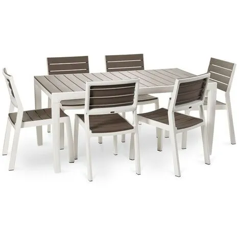 Keter Chaise Empilable HARMONY Graphite / Blanc 3 Keter Chaise Empilable HARMONY Graphite / Blanc – Image 3