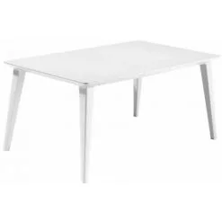 Keter Lima Table De Salle à Manger D`extérieur 6 Places Blanc