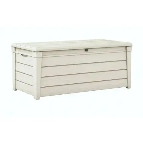 Coffre Keter BRIGHTWOOD Pool Box 120 Blanc 1 Coffre Keter BRIGHTWOOD Pool Box 120 Blanc