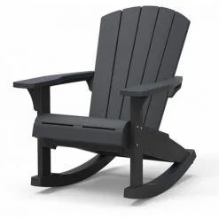 Chaise à Bascule Adirondack Troy Graphite Keter - Anthracite