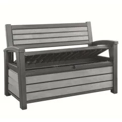 Banc De Jardin 2 Places Avec Boîte De Rangement 227 L Gris Keter - Gris