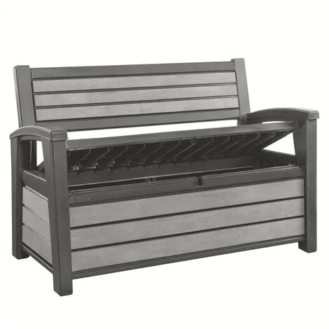 Banc De Jardin 2 Places Avec Boîte De Rangement 227 L Gris Keter - Gris 1 Banc De Jardin 2 Places Avec Boîte De Rangement 227 L Gris Keter - Gris