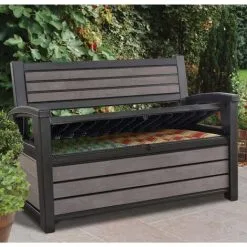 Banc De Jardin 2 Places Avec Boîte De Rangement 227 L Gris Keter - Gris 8 Banc De Jardin 2 Places Avec Boîte De Rangement 227 L Gris Keter - Gris -Keter Soldes Boutique 60630002 4