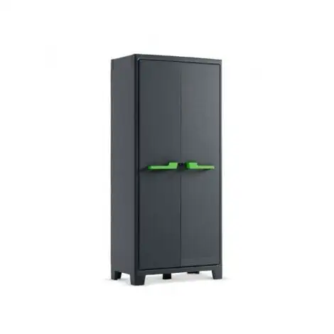 KIS Keter Moby Alto XL - Armoire étanche Cert Ipx3 - Poignée Double Couleur (Vert Ou Gris) - ISTA 6 - 80X44X182H 1 KIS Keter Moby Alto XL - Armoire étanche Cert Ipx3 - Poignée Double Couleur (Vert Ou Gris) - ISTA 6 - 80X44X182H