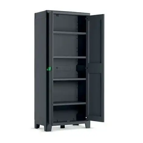 KIS Keter Moby Alto XL - Armoire étanche Cert Ipx3 - Poignée Double Couleur (Vert Ou Gris) - ISTA 6 - 80X44X182H 2 KIS Keter Moby Alto XL - Armoire étanche Cert Ipx3 - Poignée Double Couleur (Vert Ou Gris) - ISTA 6 - 80X44X182H – Image 2