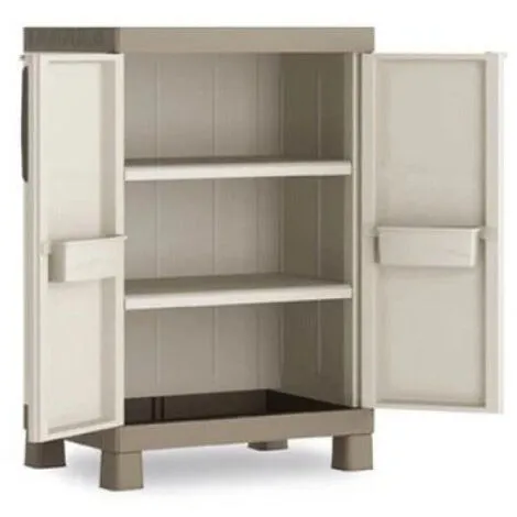Armoire De Rangement 65 X 45 X 97 Cm 2 Portes KETER 2 étagères Ajustables Gamme Excellence 4 Armoire De Rangement 65 X 45 X 97 Cm 2 Portes KETER 2 étagères Ajustables Gamme Excellence – Image 4
