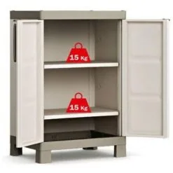 Armoire De Rangement 65 X 45 X 97 Cm 2 Portes KETER 2 étagères Ajustables Gamme Excellence 9 Armoire De Rangement 65 X 45 X 97 Cm 2 Portes KETER 2 étagères Ajustables Gamme Excellence -Keter Soldes Boutique 63373864 5