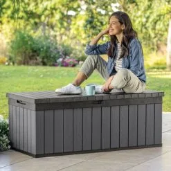 Boîte De Rangement De Jardin Darwin 380 L Gris Keter - Gris 7 Boîte De Rangement De Jardin Darwin 380 L Gris Keter - Gris -Keter Soldes Boutique 64733677 3