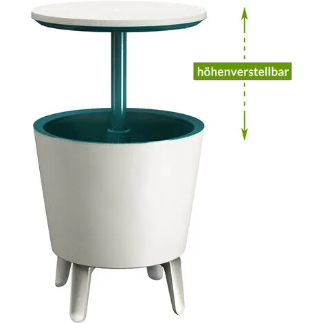 KETER Table De Jardin Bar "Cool Bar" 30L Bac Glaçons Boissons Fraîches Table D'appoint Turqouise-white (en) 5 KETER Table De Jardin Bar "Cool Bar" 30L Bac Glaçons Boissons Fraîches Table D'appoint Turqouise-white (en) – Image 5