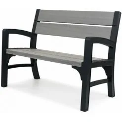 Banc De Jardin à 2 Places Montero Gris 233309 Keter - Gris