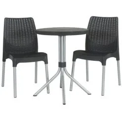 Jeu De Bistro Chelsea Graphite 223562 Keter - Anthracite