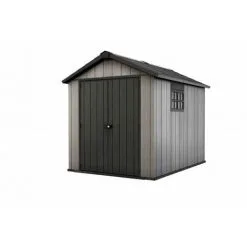 KETER Abri En Résine OAKLAND BROSSIUM 759 - 6.5m² - Gris