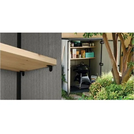 KETER Abri En Résine OAKLAND BROSSIUM 1175 - 8 M² 2 KETER Abri En Résine OAKLAND BROSSIUM 1175 - 8 M² – Image 2