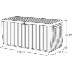 Arcon Springwood Brown 123 X 54 X 57 Cm Keter 7 Arcon Springwood Brown 123 X 54 X 57 Cm Keter -Keter Soldes Boutique 70408617 4