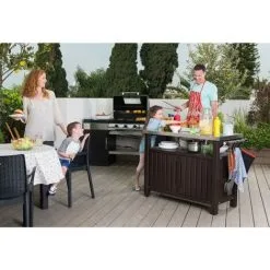 KETER Table-coffre Auxiliaire Barbecue