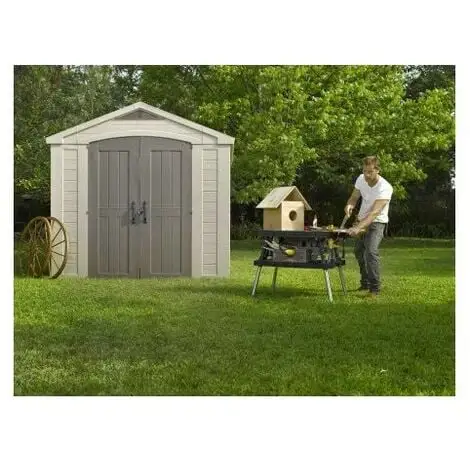 KETER Abri En Résine FACTOR SYDNEY 86 - 4,7 M² 2 KETER Abri En Résine FACTOR SYDNEY 86 - 4,7 M² – Image 2