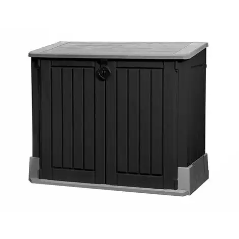 Keter Coffre De Jardin Itout Midi Gris Clair Noir - 845 L 1 Keter Coffre De Jardin Itout Midi Gris Clair Noir - 845 L