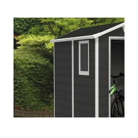 KETER Abri Jardin En Résine PREMIUM 46 SP - 2,5 M² - Anthracite 4 KETER Abri Jardin En Résine PREMIUM 46 SP - 2,5 M² - Anthracite – Image 4