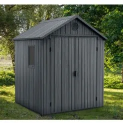 KETER Abri Jardin Résine Darwin 68 4 M² - Gris - Gris Anthracite -Keter Soldes Boutique 72595323 3
