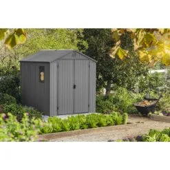 KETER Abri Jardin Résine Darwin 68 4 M² - Gris - Gris Anthracite -Keter Soldes Boutique 72595323 4