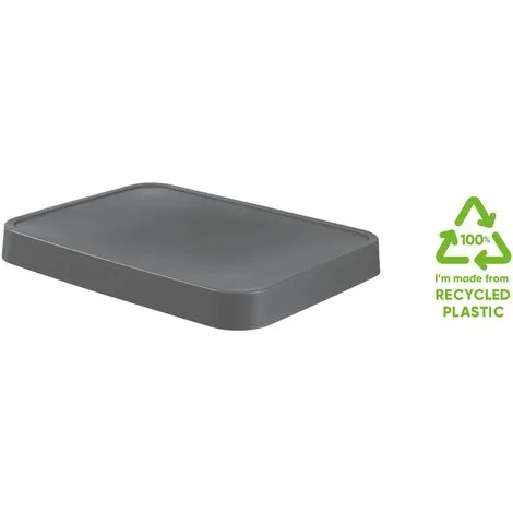 KETER Couvercle Bac De Rangement Curver Infinity Recyclé 11L & 17L - Anthracite 1 KETER Couvercle Bac De Rangement Curver Infinity Recyclé 11L & 17L - Anthracite